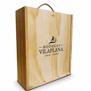 Caja de Madera para 3 Botellas de Vino